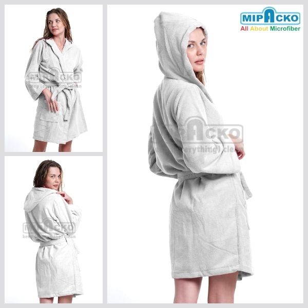 Kimono Tangan Panjang Hoodie Microfiber Mipacko